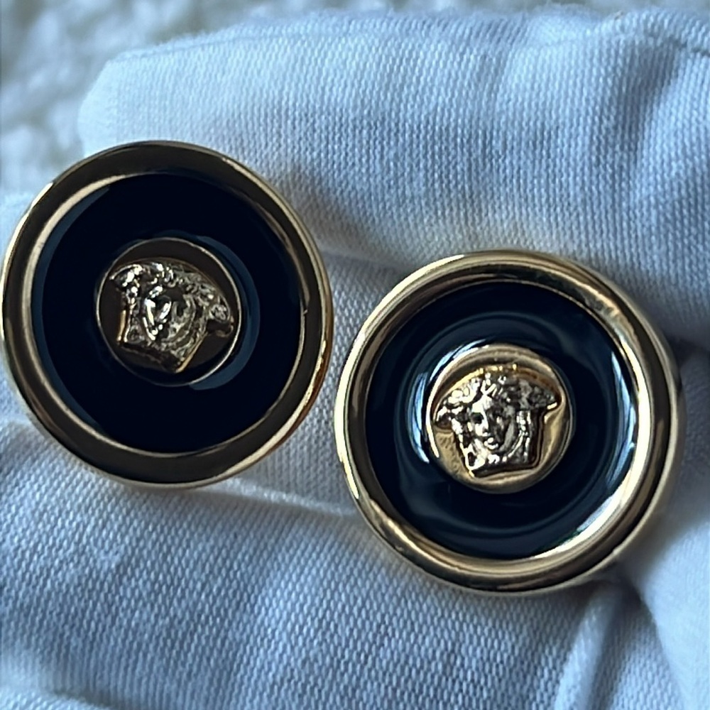 Versace Medusa clip  earrings - Picture 4 of 11